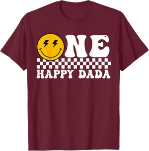 Happy Dada 1st Birthday Family Matching Theme