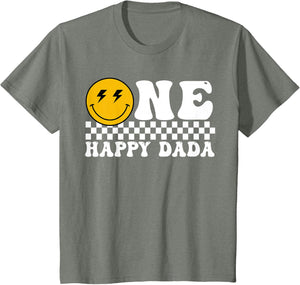 Happy Dada 1st Birthday Family Matching Theme