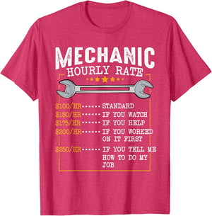 Mechanic Hourly Rate Car Mechatronics Engineer Profession Car Gift