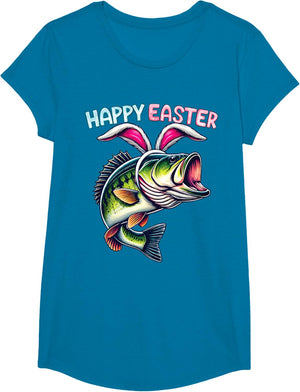 Fisherman Bunny Ears Funny Fish Easter Holiday Eggs Fishing