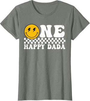 Happy Dada 1st Birthday Family Matching Theme