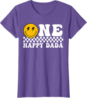 Happy Dada 1st Birthday Family Matching Theme