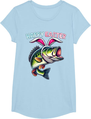 Fisherman Bunny Ears Funny Fish Easter Holiday Eggs Fishing