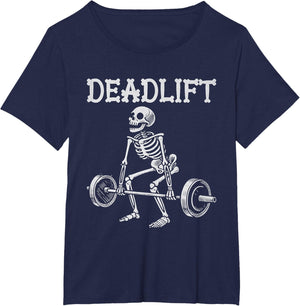Deadlift Funny Halloween Skeleton Weight Lifting Workout