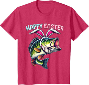 Fisherman Bunny Ears Funny Fish Easter Holiday Eggs Fishing