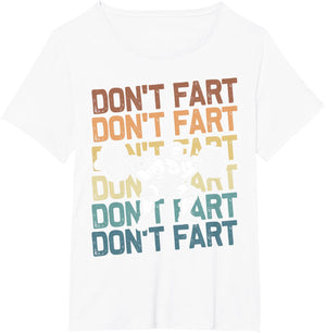 Funny Wieghtlifting Apparel for Men Women Don't Fart Lifting Weights Weightlifting Gym Fitness Workout T-Shirt, Small, Black