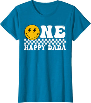 Happy Dada 1st Birthday Family Matching Theme