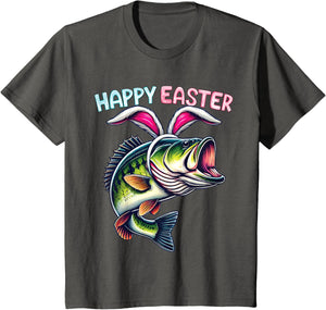 Fisherman Bunny Ears Funny Fish Easter Holiday Eggs Fishing