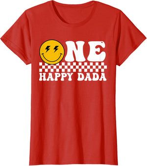 Happy Dada 1st Birthday Family Matching Theme
