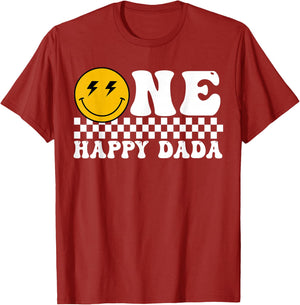 Happy Dada 1st Birthday Family Matching Theme