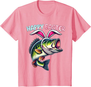 Fisherman Bunny Ears Funny Fish Easter Holiday Eggs Fishing
