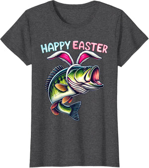 Fisherman Bunny Ears Funny Fish Easter Holiday Eggs Fishing