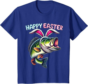 Fisherman Bunny Ears Funny Fish Easter Holiday Eggs Fishing