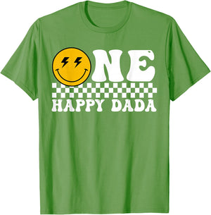 Happy Dada 1st Birthday Family Matching Theme