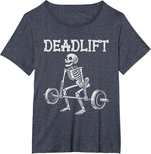 Deadlift Funny Halloween Skeleton Weight Lifting Workout