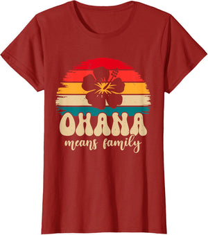 Ohana Means Family Hawaii Summer Vacation Holiday