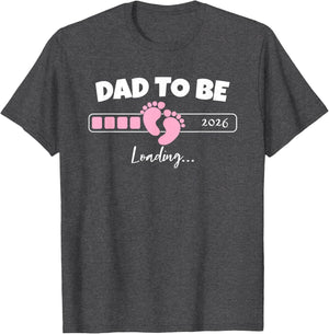 Dad to Be 2026 Loading Pink Little Girl Pregnancy Reveal