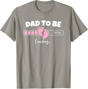 Dad to Be 2026 Loading Pink Little Girl Pregnancy Reveal