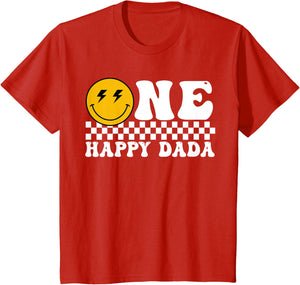 Happy Dada 1st Birthday Family Matching Theme