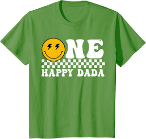 Happy Dada 1st Birthday Family Matching Theme