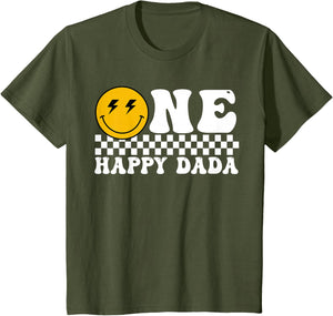Happy Dada 1st Birthday Family Matching Theme