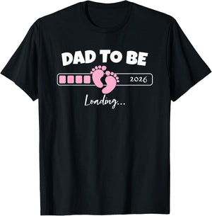 Dad to Be 2026 Loading Pink Little Girl Pregnancy Reveal