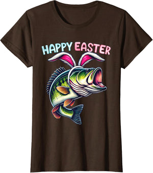Fisherman Bunny Ears Funny Fish Easter Holiday Eggs Fishing