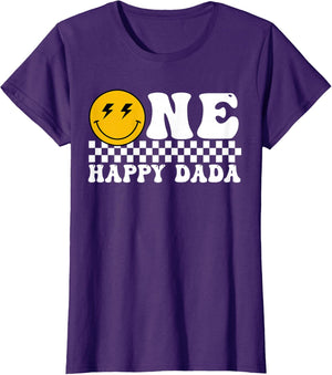 Happy Dada 1st Birthday Family Matching Theme