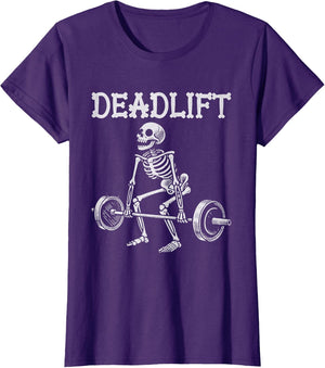 Deadlift Funny Halloween Skeleton Weight Lifting Workout