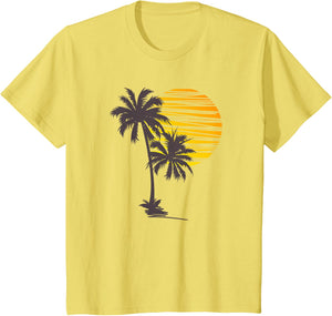 Beach Palm Tree T-Shirt Nice Funny Holiday Summer Holiday