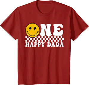 Happy Dada 1st Birthday Family Matching Theme