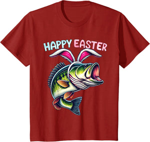Fisherman Bunny Ears Funny Fish Easter Holiday Eggs Fishing
