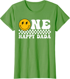 Happy Dada 1st Birthday Family Matching Theme