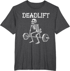 Deadlift Funny Halloween Skeleton Weight Lifting Workout