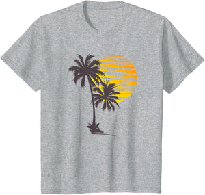 Beach Palm Tree T-Shirt Nice Funny Holiday Summer Holiday