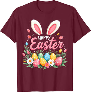 Happy Easter Bunny Spring Easter Egg Easter Shirts For Women