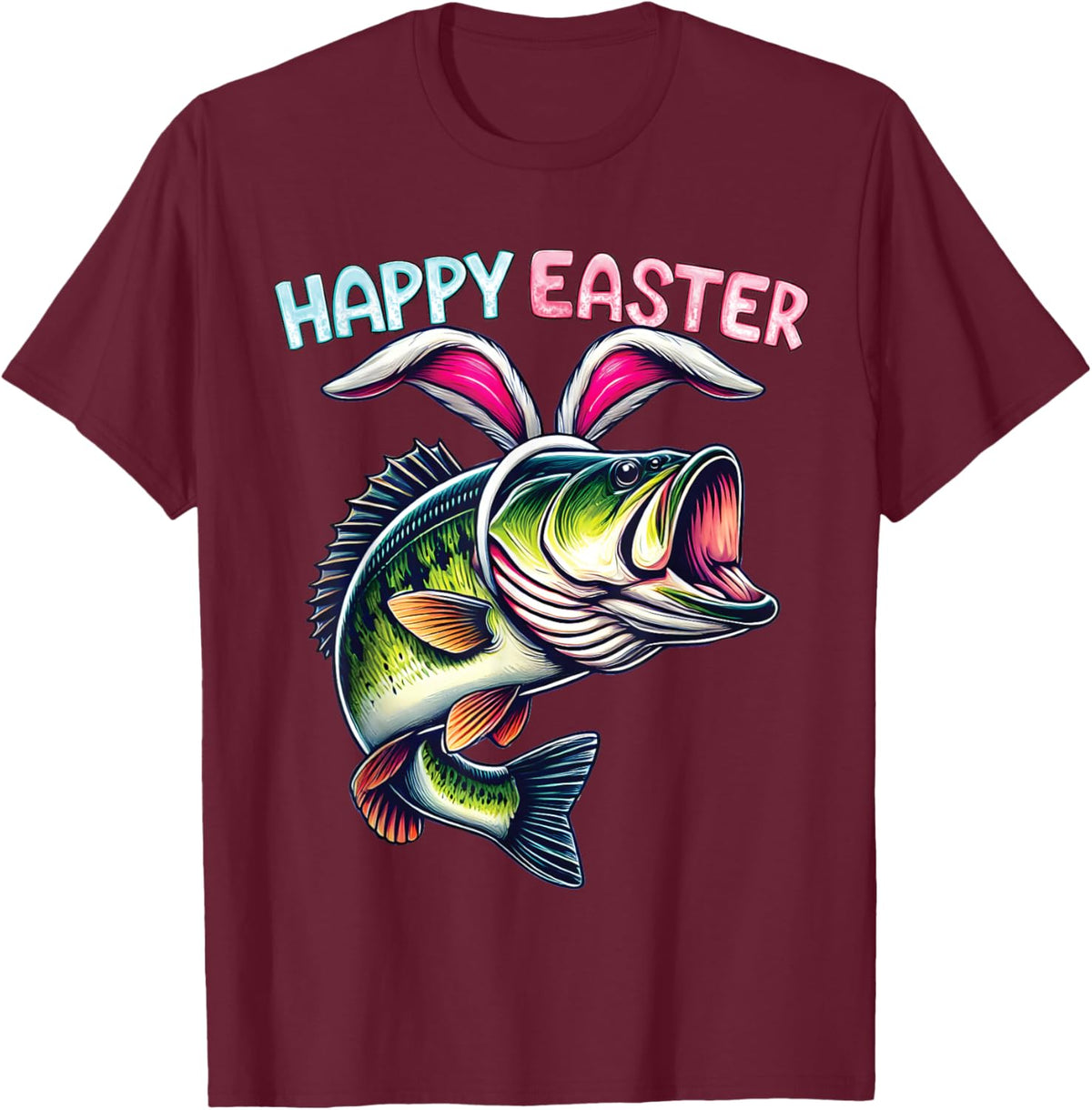 Fisherman Bunny Ears Funny Fish Easter Holiday Eggs Fishing