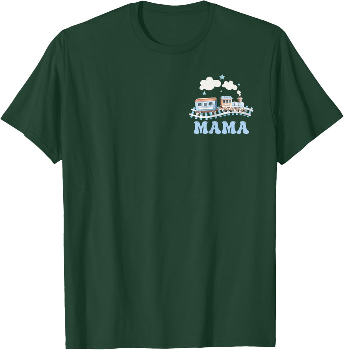 Mama First Birthday Boy Girl Train Railroad Family Matching