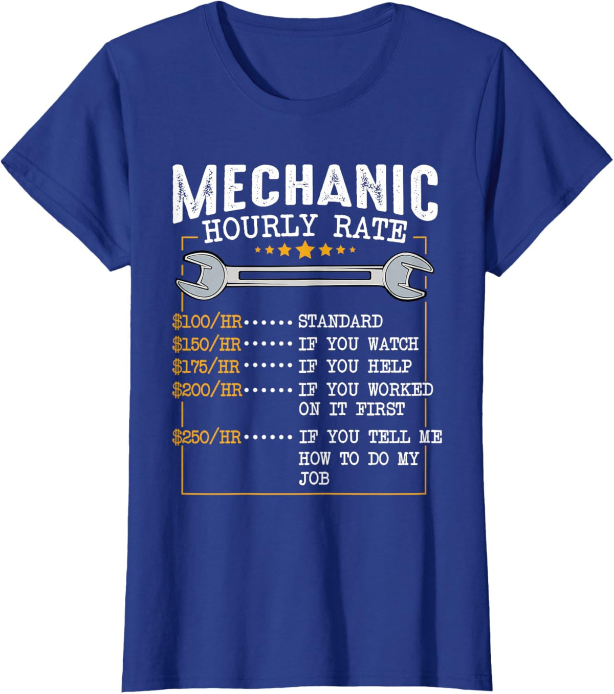 Mechanic Hourly Rate Car Mechatronics Engineer Profession Car Gift