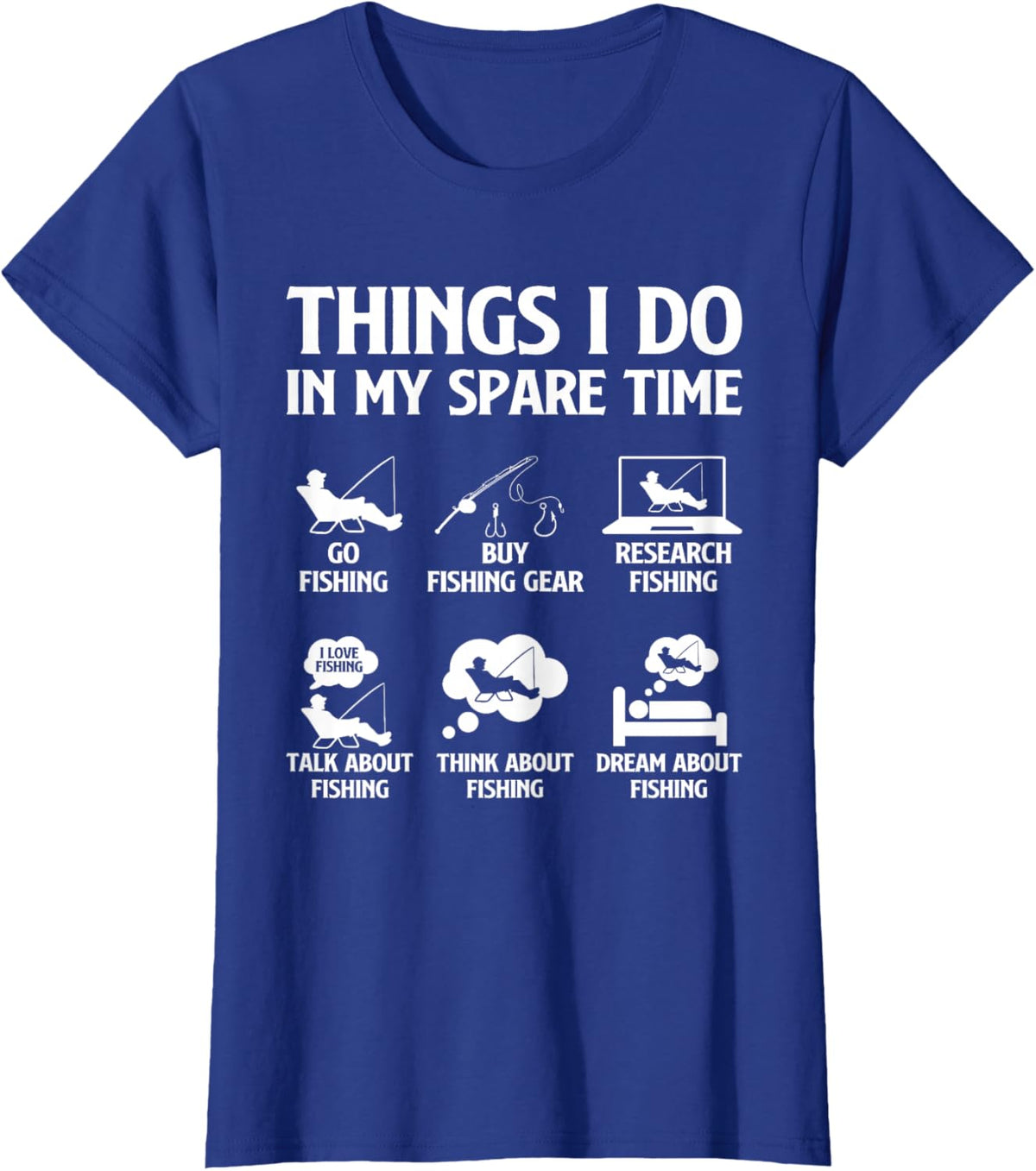 Things I Do in My Spare Time Fishing Boys Men Bass Fishing