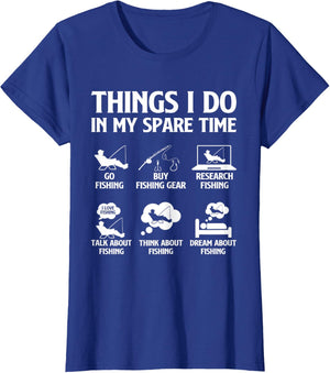 Things I Do in My Spare Time Fishing Boys Men Bass Fishing