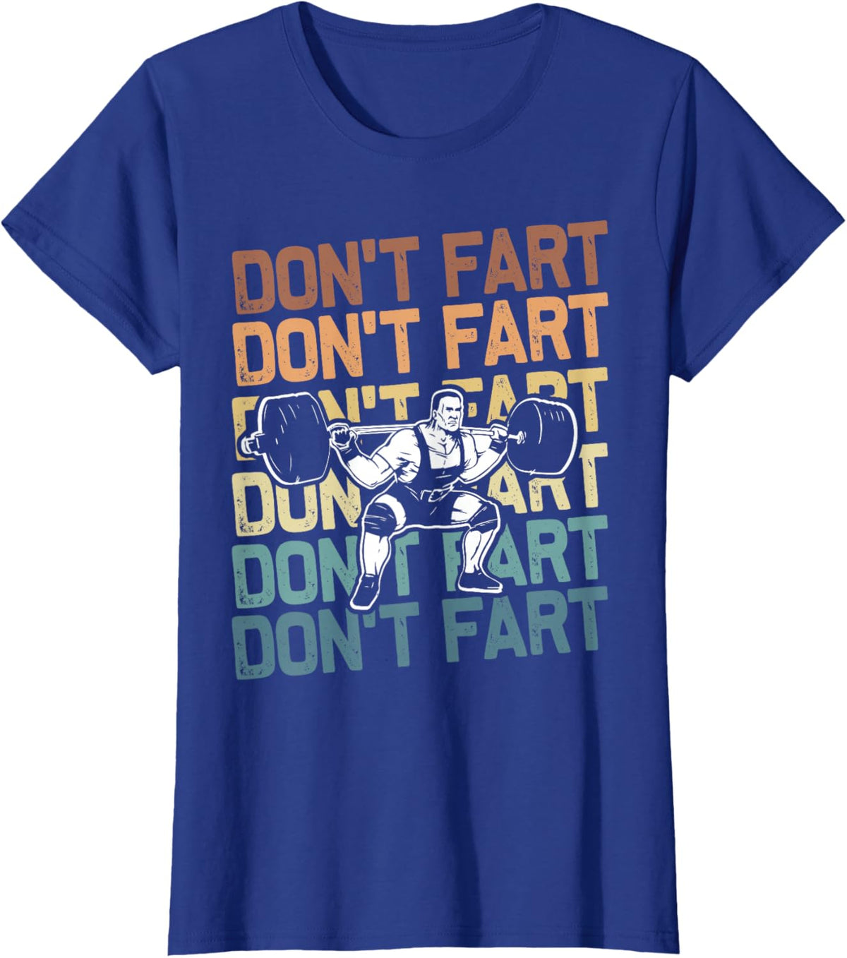 Funny Wieghtlifting Apparel for Men Women Don't Fart Lifting Weights Weightlifting Gym Fitness Workout T-Shirt, Small, Black