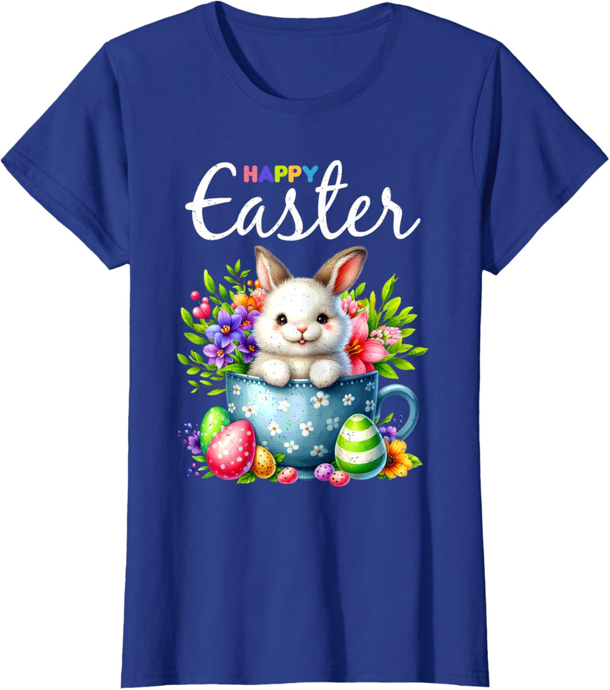 Bunny Egg Hunt Happy Easter Cute Spring Christian Holiday