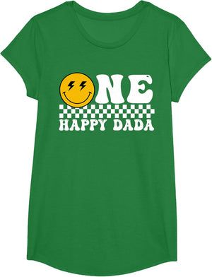 Happy Dada 1st Birthday Family Matching Theme