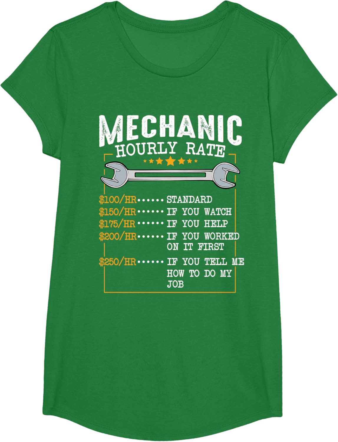 Mechanic Hourly Rate Car Mechatronics Engineer Profession Car Gift