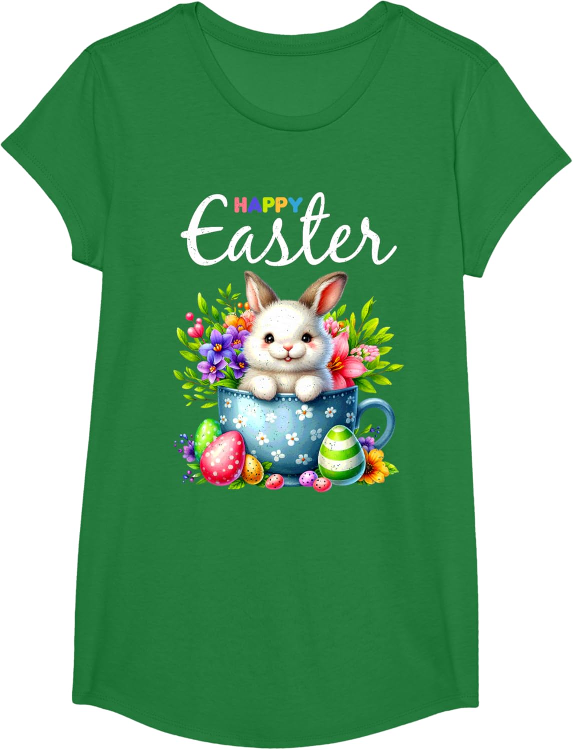 Bunny Egg Hunt Happy Easter Cute Spring Christian Holiday