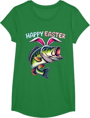 Fisherman Bunny Ears Funny Fish Easter Holiday Eggs Fishing