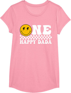 Happy Dada 1st Birthday Family Matching Theme