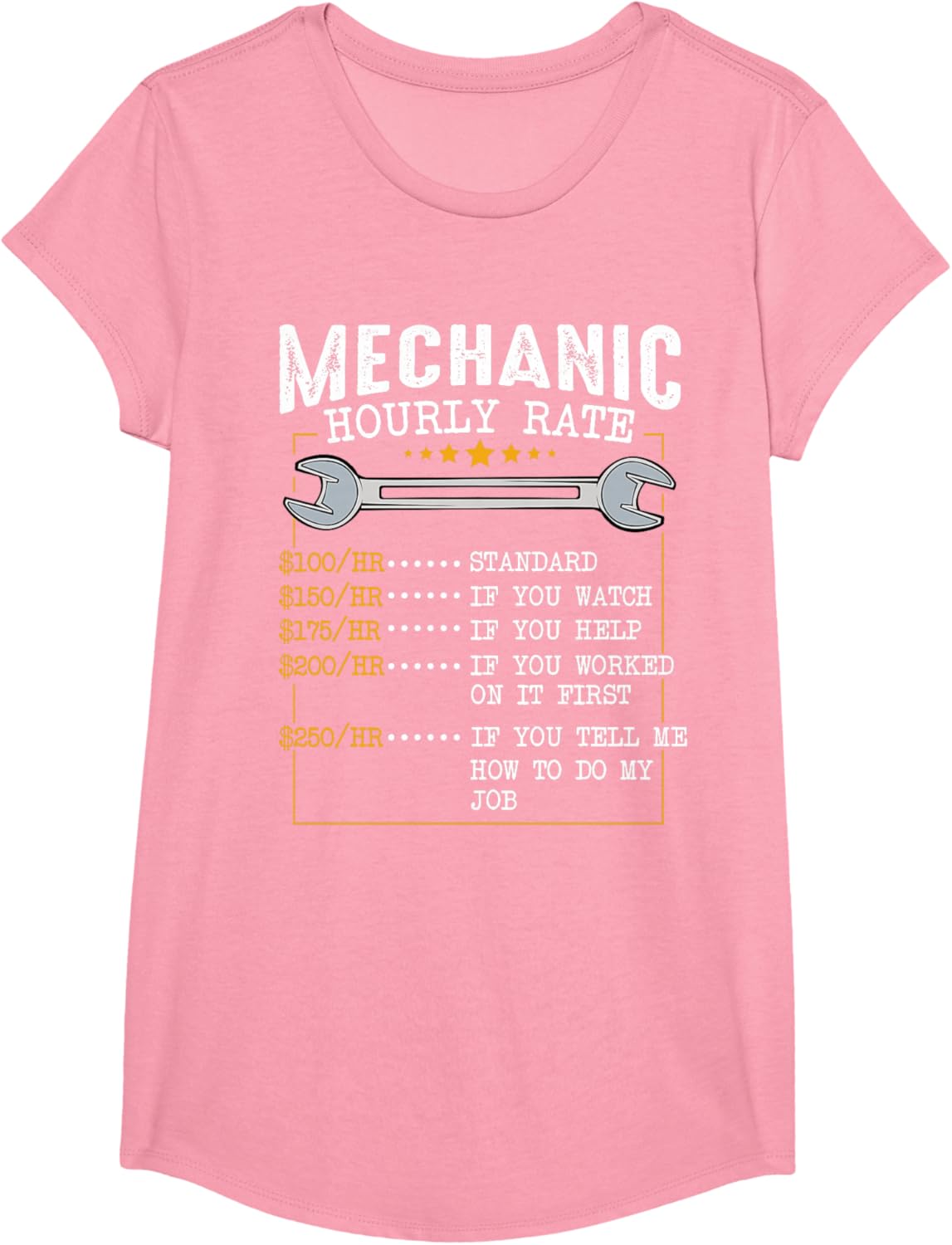 Mechanic Hourly Rate Car Mechatronics Engineer Profession Car Gift