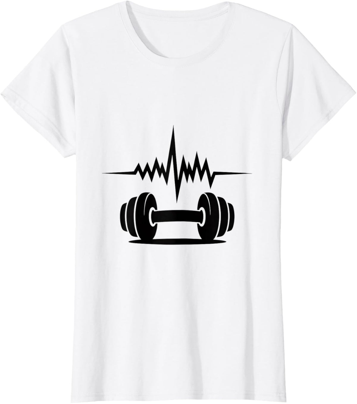 Heartbeat Fitness Enthusiast Dumbbell Motivation